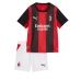 AC Milan Adrien Rabiot #12 Hemmaställ Barn 2026-27 Kortärmad (+ Korta byxor)